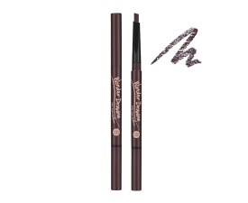 Uzacu zīmulis Wonder Drawing 24hr Auto Eyebrow 02 Dark Brown