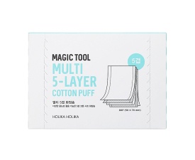 Kokvilnas spilventiņi Magic Tool Multi (5-Layer) Cotton Puff 80 gab