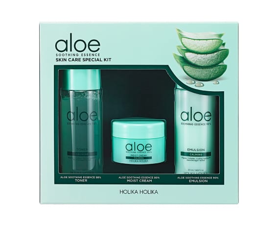 Комплект по уходу за кожей Aloe Soothing Essence Skin Care Special Kit
