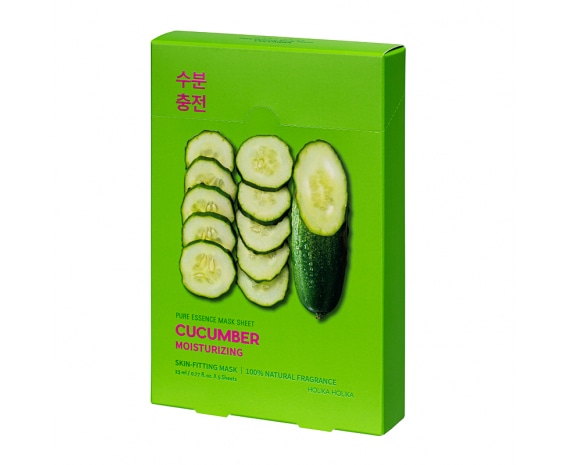 Комплект тканевых масок Pure Essence Mask Sheet - Cucumber (5 шт)