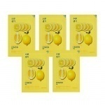 Комплект тканевых масок Pure Essence Mask Sheet - Lemon (5 шт)