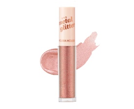 Mirdzošas krēmveida acu ēnas Eye Metal Glitter 09 Peach Crush