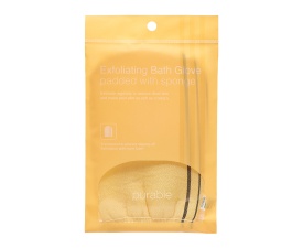 Korejiešu pīlinga cimds ķermenim PURABLE Exfoliating Bath Glove polsterēts ar sūkli (1 gab)