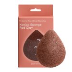 Sejas attīrīšanas sūklis ar sarkano mālu Purable Konjac Sponge - Red Clay