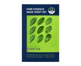 Auduma sejas masku komplekts Pure Essence Mask Sheet Set - 12 Combo Pack