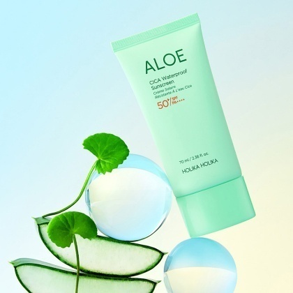 Saules aizsargkrēms Aloe Cica Waterproof Sunscreen SPF50+ (4962)