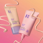 Saules aizsargkrēms Moisture Make Up Sun Cream SPF50+ (Dewy Tone Up)