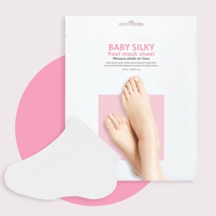 Mīkstinoša maska pēdām Baby Silky Foot Mask Sheet (5003)