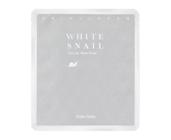 Маска для лица Prime Youth White Snail Tone Up Mask Sheet